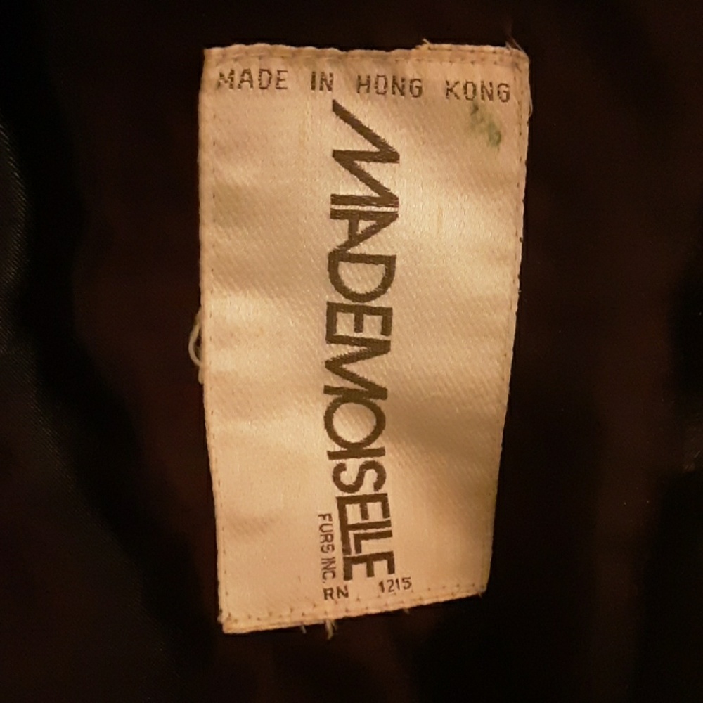 Mademoiselle Black Rabbit  Fur